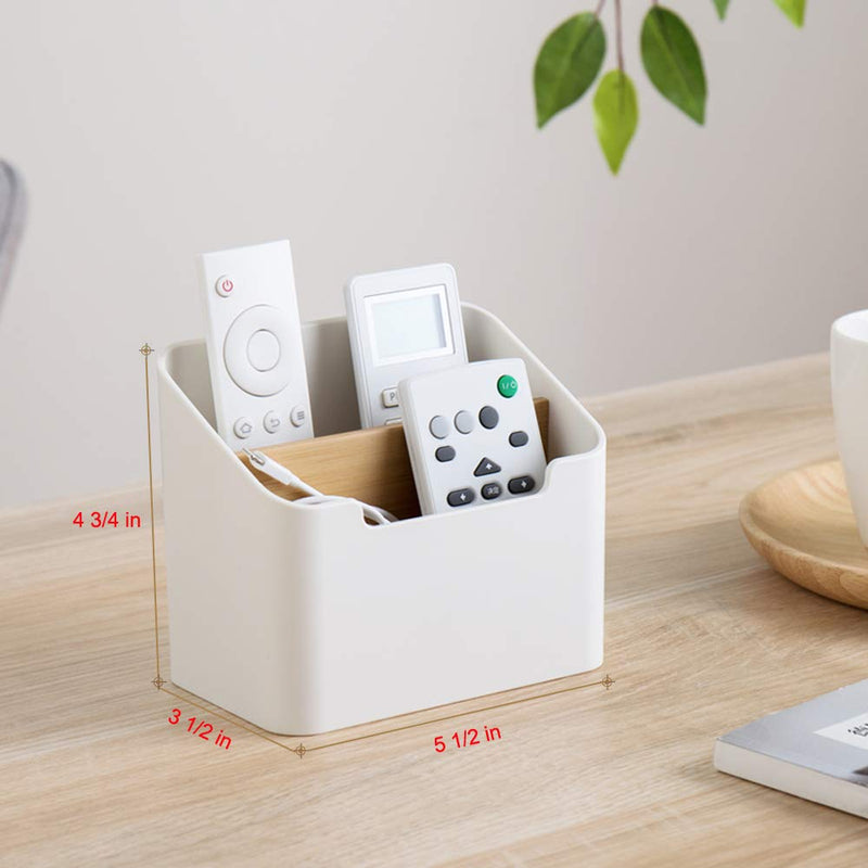 [Australia - AusPower] - Poeland Remote Control Holder Desk Storage Organizer Box Container for Desk, Office Supplies, Home 