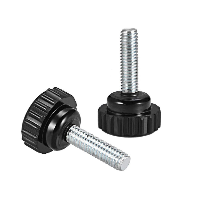 [Australia - AusPower] - uxcell M6 x 20mm Male Thread Knurled Clamping Knobs Grip Thumb Screw on Type 8 Pcs M6x21x20 