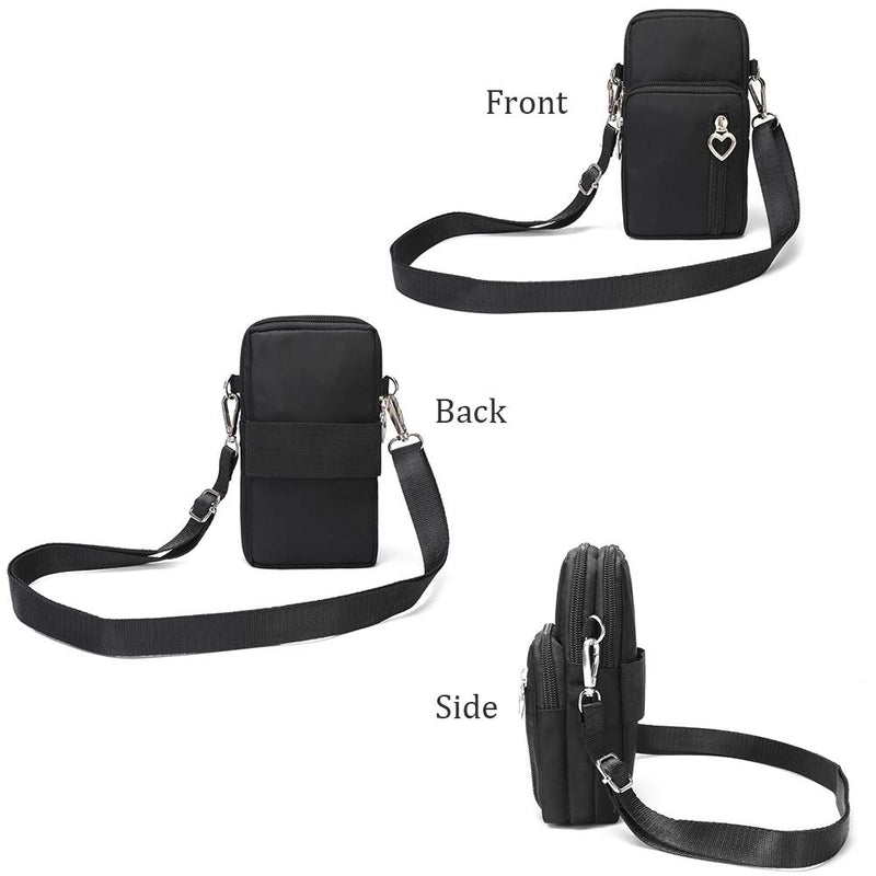 [Australia - AusPower] - Outdoor Sweat-Proof Running Armbag Cross-Body Shoulder Casual Wallet Purse Crossbody Bag Gym Fitness Cell Phone Key Holder for iPhone 13 12 Pro Max Xs Max/Xr,Galaxy Note 10,Huawei P30 Pro,Black Pattern22 
