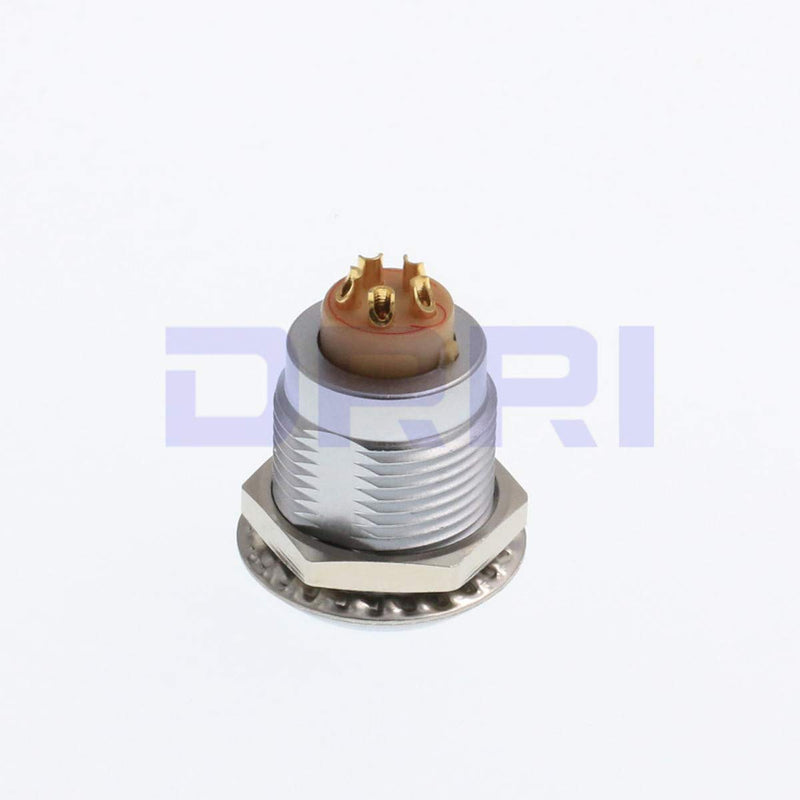 [Australia - AusPower] - DRRI 2B Egg 5Pin Female Socket,Push Pull Metal Circular Connector (5Pin, Socket) 