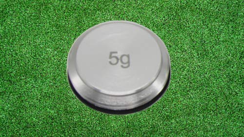 [Australia - AusPower] - HISTAR 2Pcs Golf Putter Weights 5/10/15/20/25/30/35g Compatible with Odyssey Stroke Lab Series Putter Head (Black) 5.0 Grams 