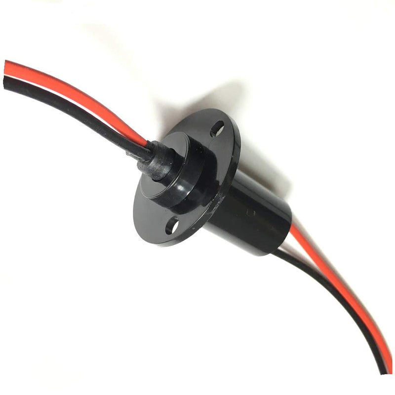 [Australia - AusPower] - Taidacent 2 Wires 15A 20A 30A 40A 60A Slip Ring Collector Ring Rotary Electrical Contact (30A) 30 