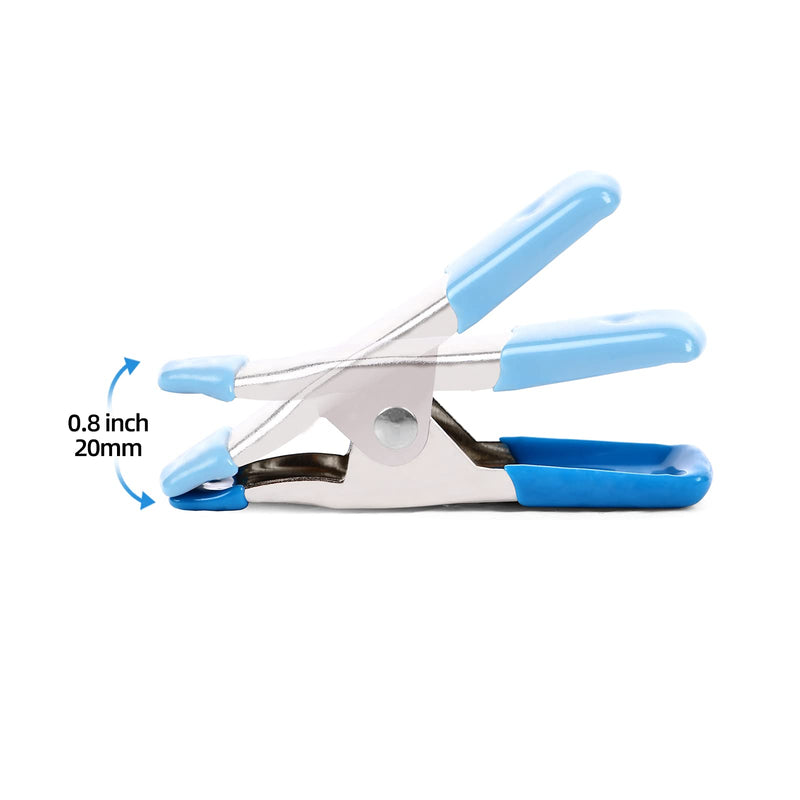 [Australia - AusPower] - FASTORS Spring Clamps for Woodworking,Backdrop Clips,Clamps for Crafts,Photography Studio and Muslin Backdrop,Metal Heavy Duty 2Inch 30PCS 