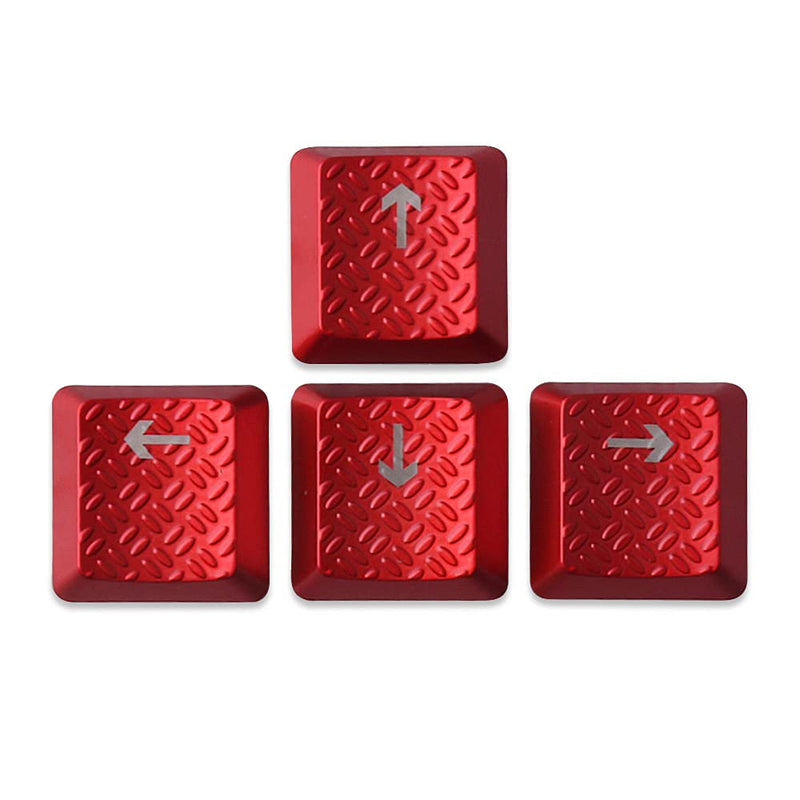 [Australia - AusPower] - Texture Tactility Backlit Keycaps Replacement for GL Tactile Switch Logitech G813/G815/G913/G915 TKL RGB Mechanical Gaming Keyboard (WASD+Arrow Keys Red) WASD+Arrow keys Red 
