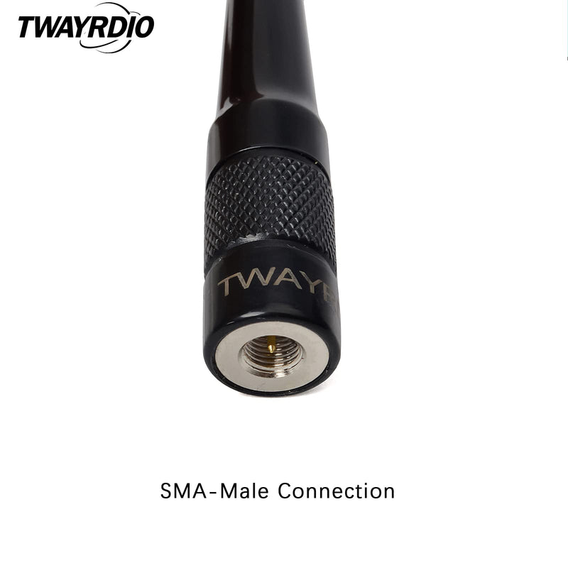 [Australia - AusPower] - Dual Band SMA Male 144/430mhz Flexible Whip Handheld Antenna Soft for Ham Two Way Radio for YAESU VERTAX VX-3R VX-5R PUXING WouXun Walkie Talkie 2pcs 