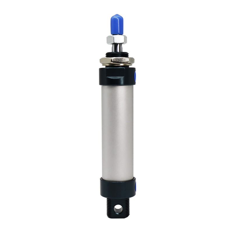 [Australia - AusPower] - Aluminum Alloy Mini Pneumaitc Air Cylinder MAL16X25 (16mm/0.63" Bore 25mm/1" Stroke）Single Rod Double Acting Air Cylinder with Y Connector and 4Pcs 6mm Pneumatic Quick Fitting (16mm Bore, 25mm Stroke) 16mm Bore 