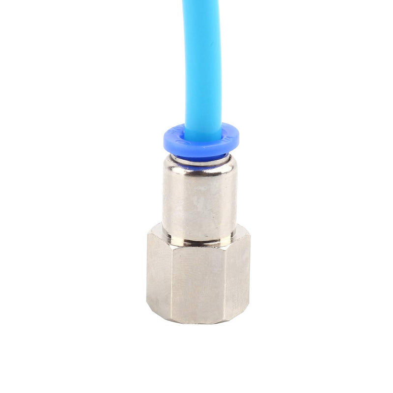 [Australia - AusPower] - SNS SPCF1/4-N02 1/4"Tube OD x 1/4 NPT Female Straight Nickel Plated Brass Push to Connect Pneumatic Tube Fittings(10 PCS) SPCF 
