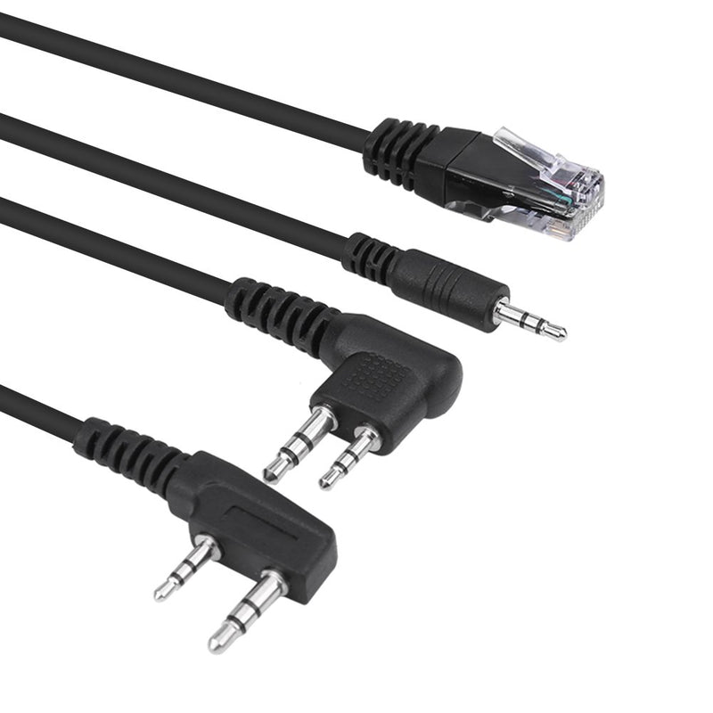 [Australia - AusPower] - 8 in 1 Multifunctional USB Programming Cable Compatible for Kenwood/QuanSheng/HYT/Motorola Walkie Talkie 