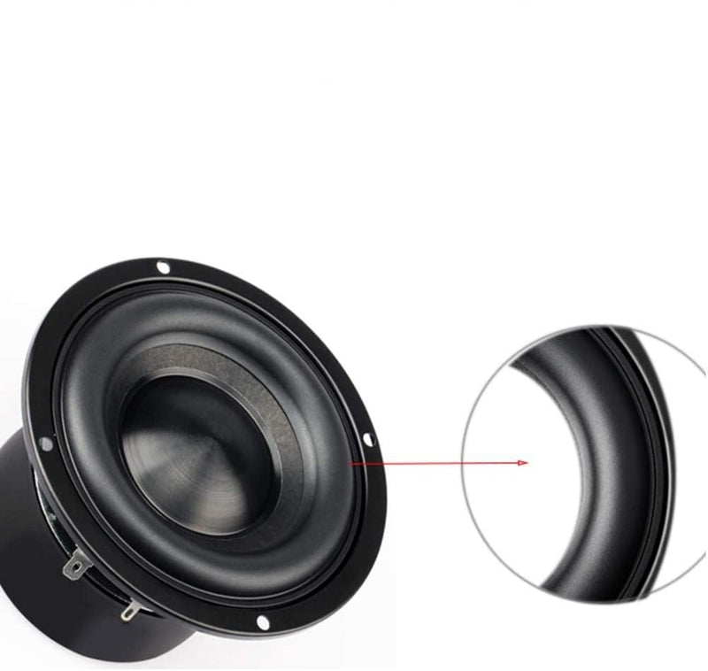 [Australia - AusPower] - Heyiarbeit 4 Inch Speaker Rubber Edge Surround Rings Replacement Parts for Speaker Repair or DIY 2pcs 