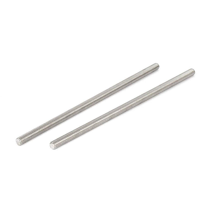 [Australia - AusPower] - Beduan Stainless Steel 1/4" Thread Fully Threaded Rod 12" Length Long Threaded Screw (1/4"-20) 1/4" (1/4" Thread OD) 