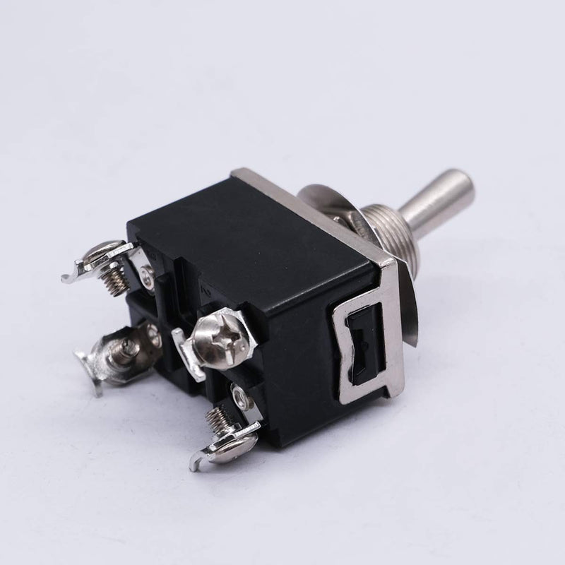 [Australia - AusPower] - mxuteuk 3pcs Heavy Duty Rocker Toggle Switch 16A 250V 20A 125V DPST ON/Off 4 Terminal 2 Position, 2 Years Warranty Ten-1221-B201 4Pin ON-OFF 