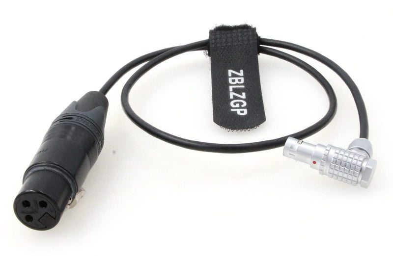 [Australia - AusPower] - ZBLZGP 3 Pin XLR Female to Right Angle 0B 6 Pin Male Audio Cable for ARRI Alexa Mini LF Camera 