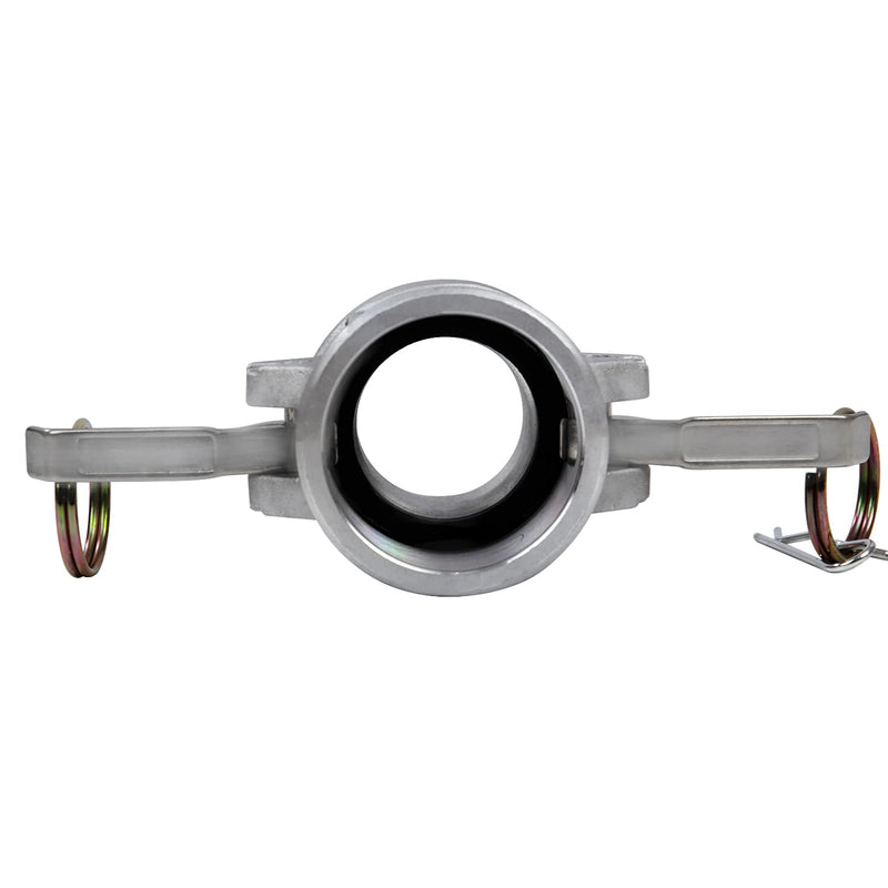 [Australia - AusPower] - Quafwia 2 pcs Aluminum cam lock fittings (1-1/2" Part B) cam groove hose fitting camlock fittings , Male Adapter Female NPT Thread camlock fitting (1-1/2'') 1-1/2'' 