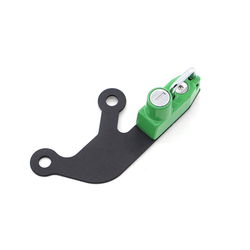 [Australia - AusPower] - GUAIMI Motorcycle Helmet Lock Anti-theft Helmets Security Lock Left Side for Kawasaki Z 650 Ninja 650 2017-2020-Green Standard Lock Green 
