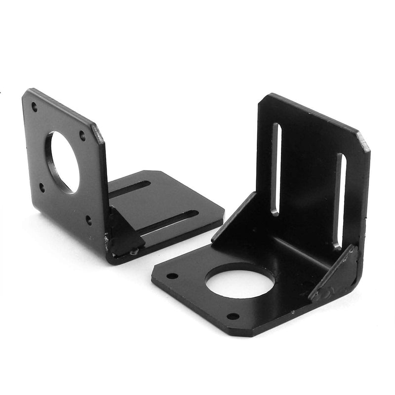 [Australia - AusPower] - ZRM&E 3PCS 42 Stepper Motor Mounting Bracket Holder L Shape Fixed Seat Stepper Motor Mount Stand with Mounting Screws 