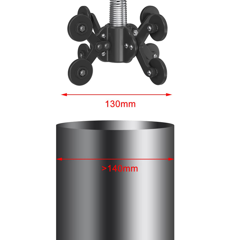 [Australia - AusPower] - Sanyipace Guide Wheels Protective Cover for 0.9in/23mm Diameter Pipe Pipeline Sewer Inspection Camera (M, for Pipeline >140mm Diameter) Cam Cover-M 