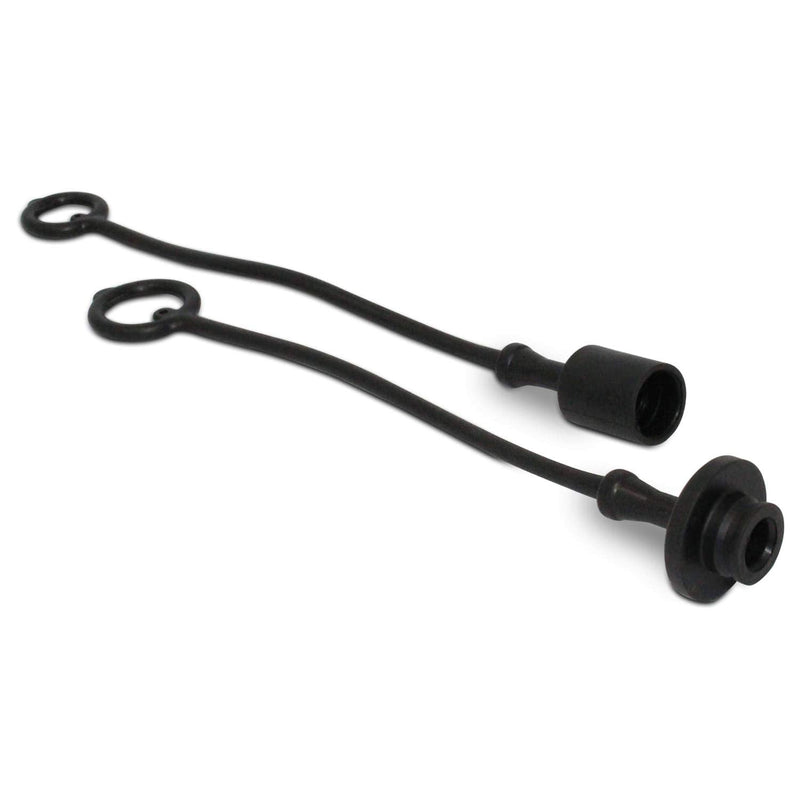 [Australia - AusPower] - JD Sub Compact Tractor Hydraulic Coupler Male Dust Cap and Female Plug Cover Set (Green, Yellow, Black, & Grey) 