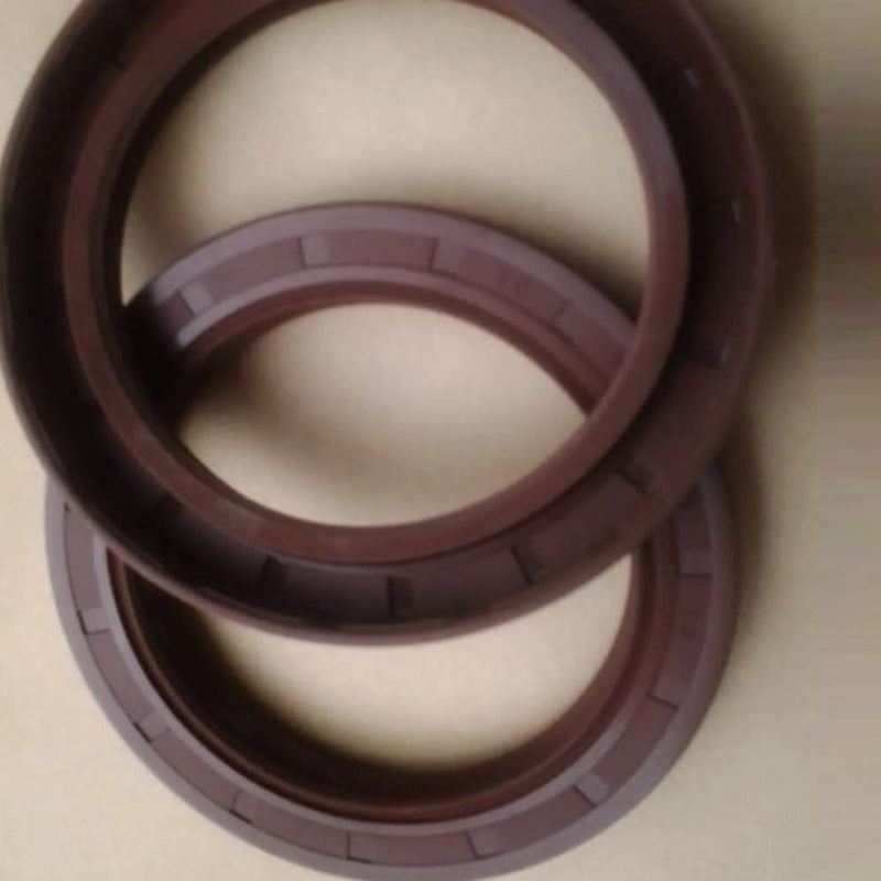 [Australia - AusPower] - Othmro Oil Seal, TC 30mm x 62mm x 10mm Nitrile Rubber Cover Double Lip with Spring for Automotive Axle Shaft, Brown 2pcs 30mmx62mmx10mm 