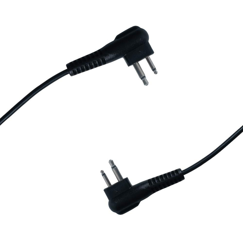 [Australia - AusPower] - Klykon Throat Mic Microphone Covert Acoustic Tube Earpiece Headset with Finger PTT Compatible for Motorola Cp200 Cp200d Walkie Talkies 2 Way Radio 