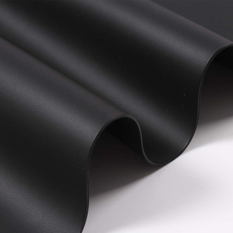 [Australia - AusPower] - KimTin 23.62" by 15.75" Extra Large Mulitpurpose Silicone Placemat,Countertop Protector, Kitchen Counter Mat, Table Mat, Heat Resistant, Washable, Non Slip mat (Black)… 23.62 x 15.75 inch Black-1pcs 