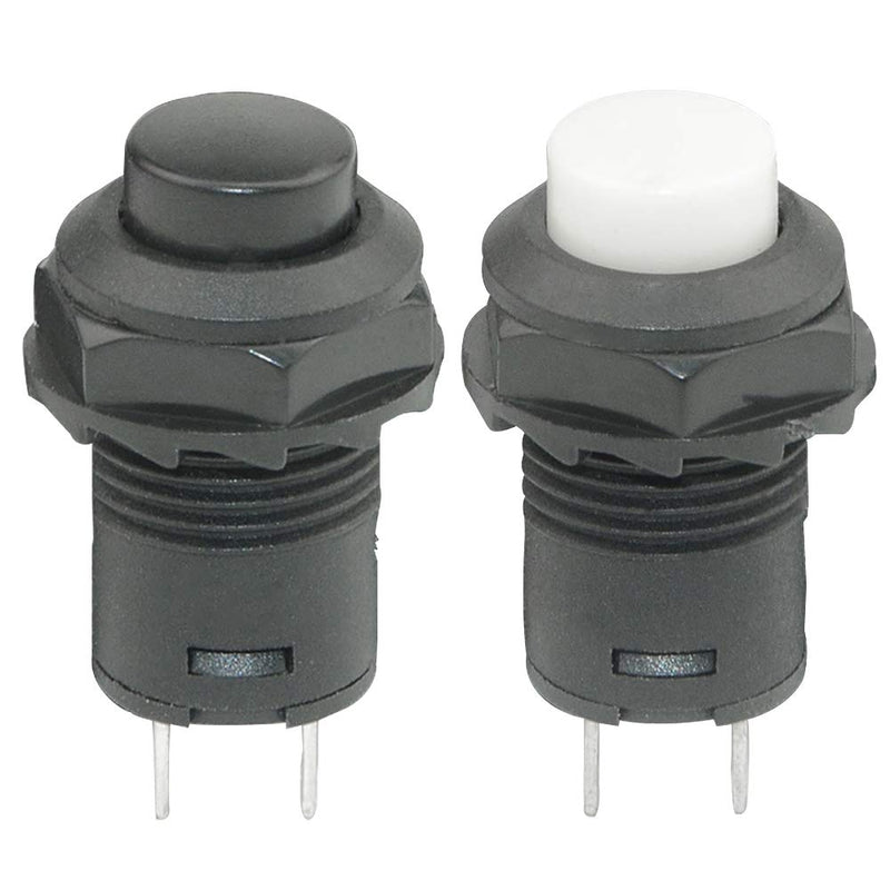 [Australia - AusPower] - WMYCONGCONG 30 PCS 12mm Self-Locking Latching Push Button Switch AC 250V/1.5A 125V/3A 