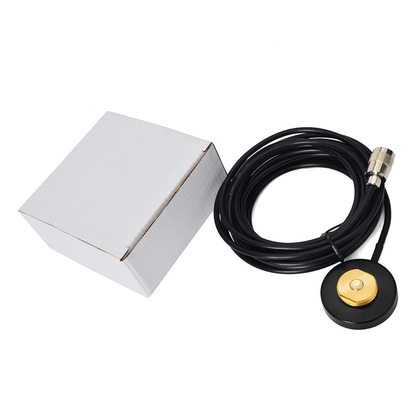 [Australia - AusPower] - UAYESOK Mini NMO Mount Magnetic Base W/5M Low Loss Coax Cable for NMO Mobile Antennas 