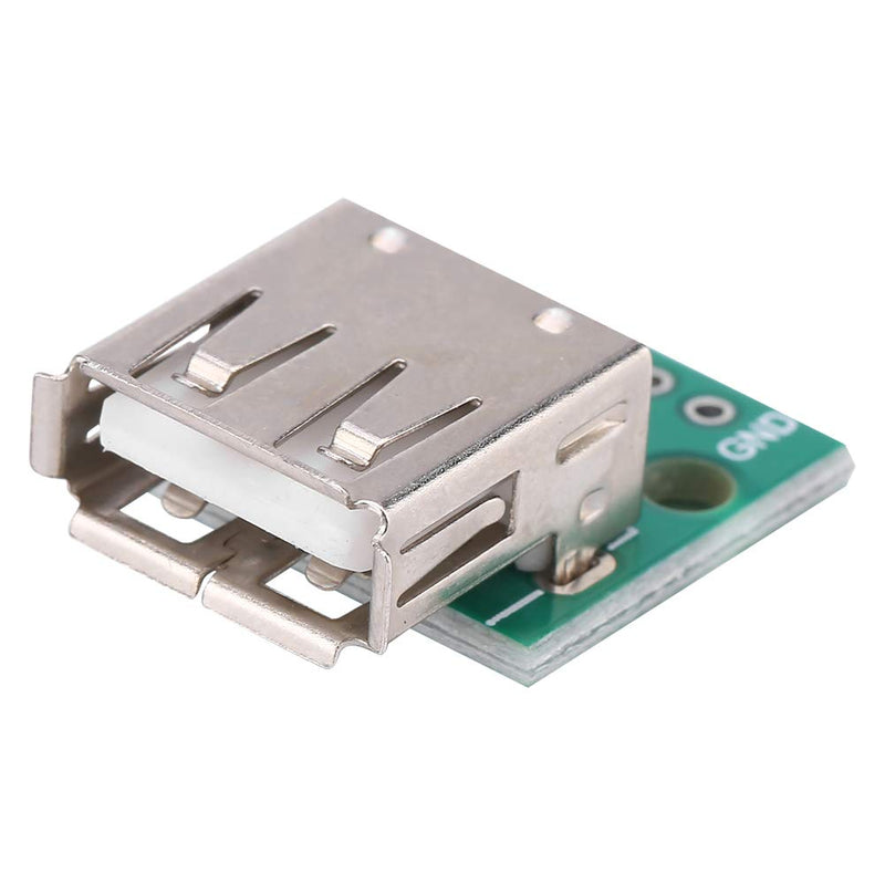 [Australia - AusPower] - USB Female Breakout Board, 10Pcs Type A USB Female Socket Breakout Board 2.54mm Pitch Adapter Connector DIP Socket 