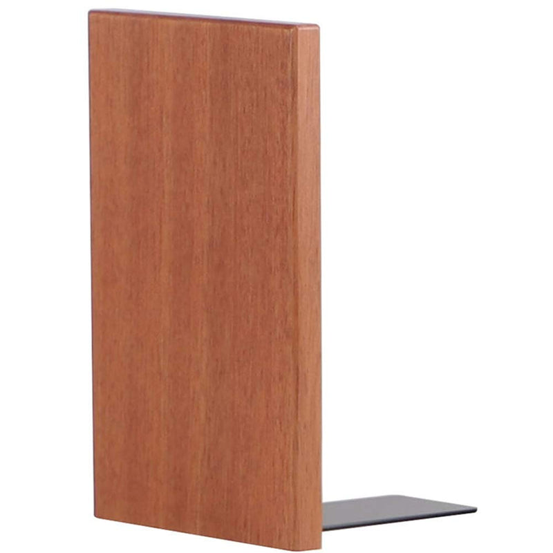 [Australia - AusPower] - muso wood Sapele Bookends,Pack of 1 Pairs，7.1"x4.7",Wooden Book End for Shelves,Office Desk Book Stand 2pcs Sapele Bookends Plus 