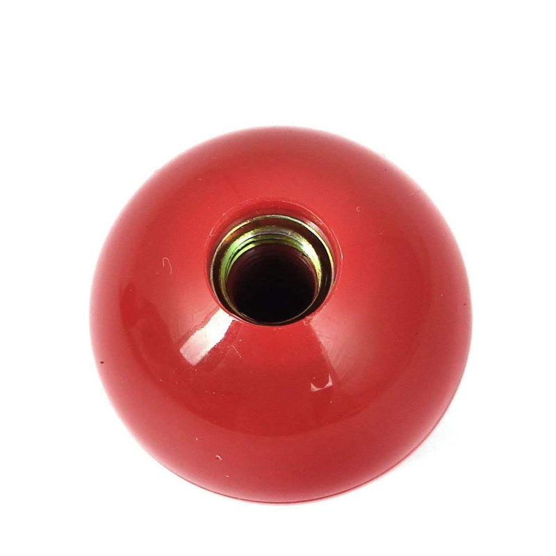 [Australia - AusPower] - COMOK Red 5pcs 38mm Diameter 10mm Hole Diameter Mounded Threaded Handling Round Ball Knob 