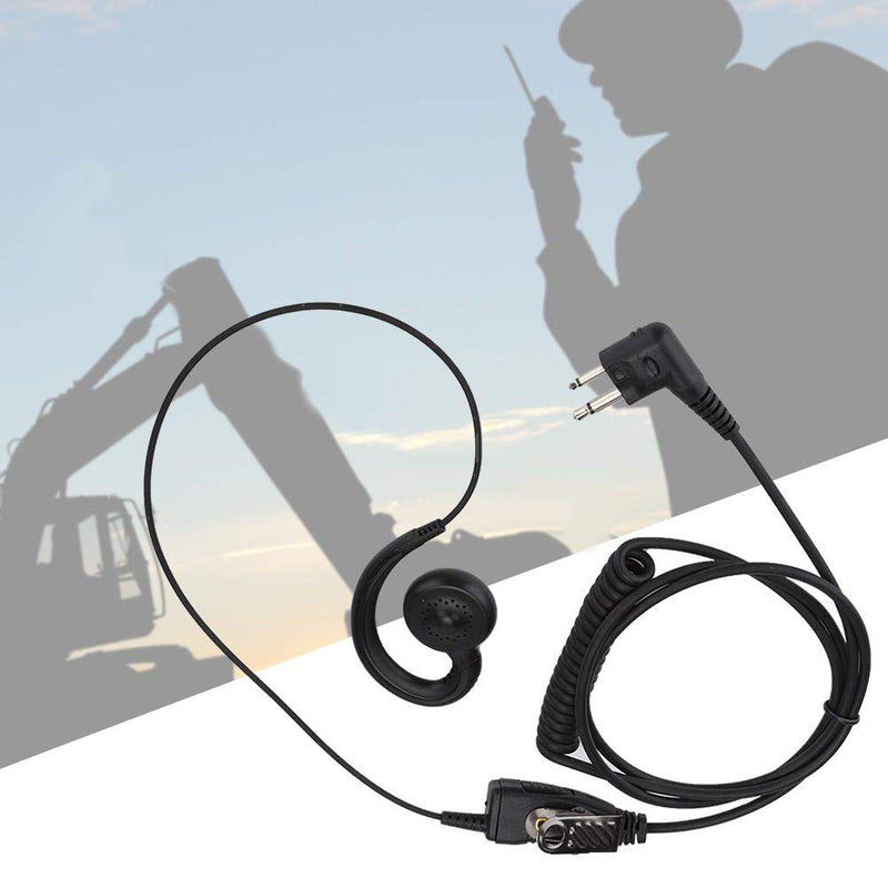 [Australia - AusPower] - Cuifati AEH3000-M1A Walkie Talkie Two Way Radio Black Headset Mic for Motorola, Modular Design 180° Rotating Speaker Earpiece, ABS Durable Walkie Talkie Earphone High Sound Quality 
