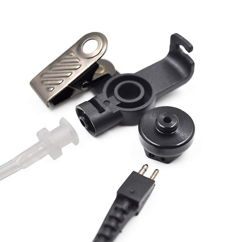 [Australia - AusPower] - AIRSN XTS2500 Earpiece for Motorola Radio XTS5000 XTS3000 Walkie Talkie with Acoustic Tube and Mic&PTT Surveillance Headset 