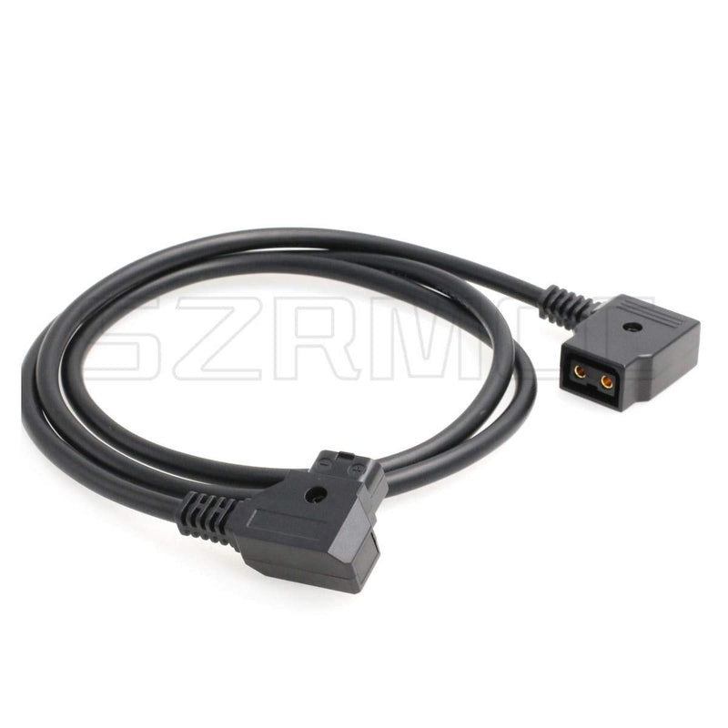 [Australia - AusPower] - SZRMCC Interface Conversion Cable D-Tap 2 Pin Male to Female for IDX Anton-Bauer Battery ARRI Red Camera (Straight Cable) 1m 
