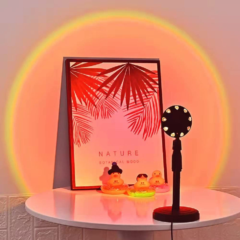 [Australia - AusPower] - Sunset Lamp Projection,16 Colors Sunset lamp with APP Remote Control/4 Modes,UFO Shape Sunset Light,Sunset Lamp Projector USB Changing for Living Room Bedroom Decor 