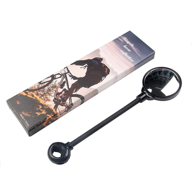 [Australia - AusPower] - Bike Mirror Rotatable And Adjustable Wide Angle Rear View Shockproof Convex Mirror Universal For Bike Bicycle 