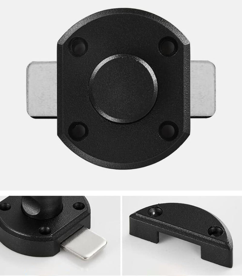 [Australia - AusPower] - Rotating Door Lock Hook Eye Buckle Wooden Fence Door Lock Bedroom Interior Door Lock 