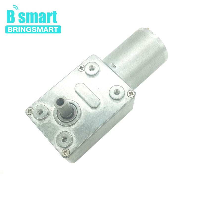 [Australia - AusPower] - Bringsmart JGY-370 12V 10rpm DC Worm Gear Motor 12 Volt High Torque Engine Mini Turbine Worm 12V Reducer Electric Motor Self-locking for DIY Mini Geared Motor (JGY-370 12V 10rpm) 