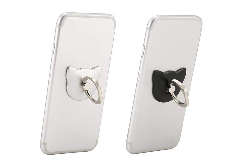 [Australia - AusPower] - lenoup Cat Cell Phone Holder,360 Rotation Phone Ring Kickstand,Universal Cell Phone Ring Grip for Almost All Phones,Pad 