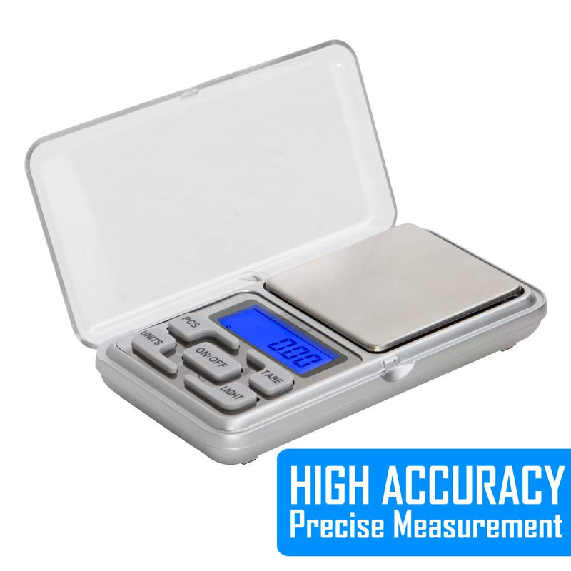 [Australia - AusPower] - Kingwin Weight Scale, Mini Digital Jewelry Scale. Tare Full Capacity, and Auto Off. Counting Function, LCD Display W/Back Light for Easy Reading. 500G/0.01G Accuracy with Multiple Weighing Units (G/Tl KTK-500S 