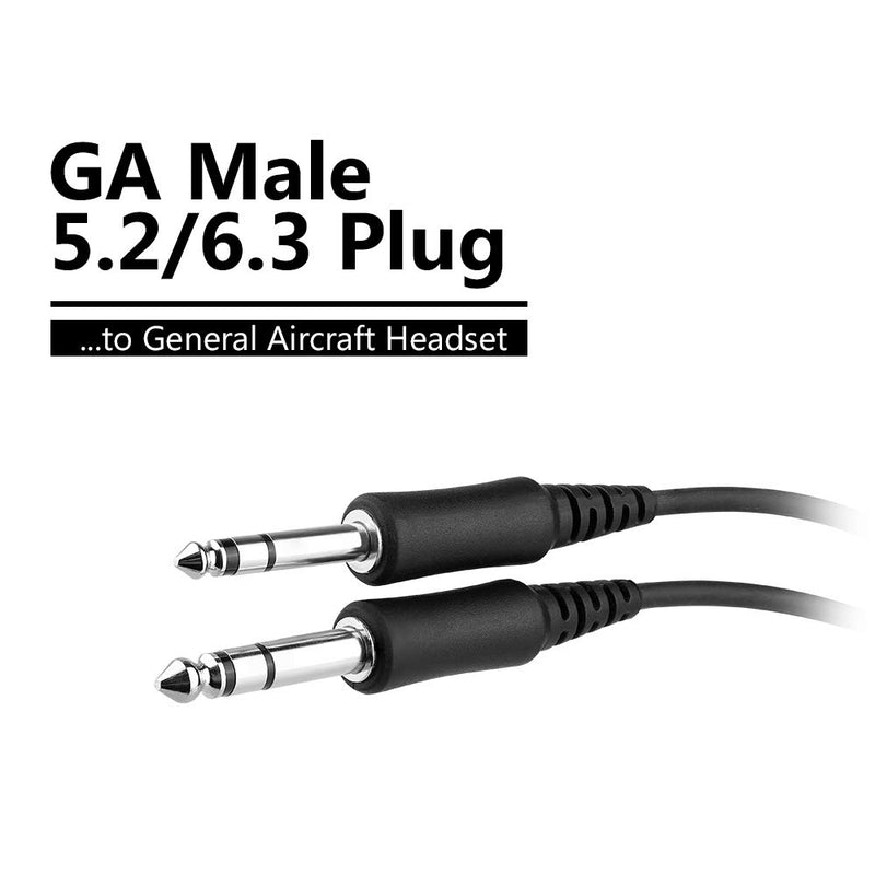 [Australia - AusPower] - R SPIDER WIRELESS Aviation Headset to General Aircraft (GA) Adapter for Bose A20 Lemo 6Pin 