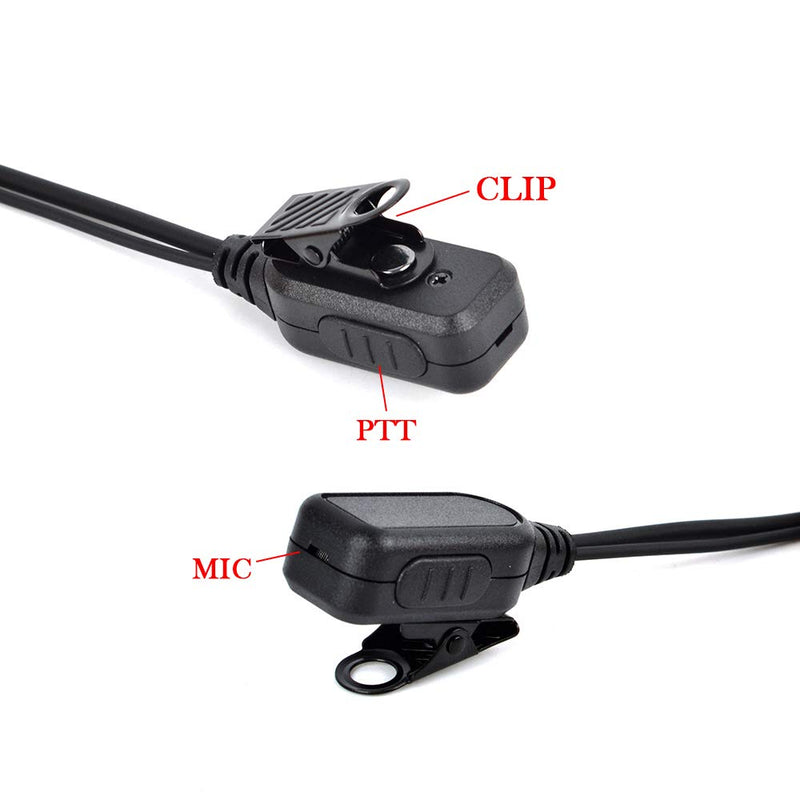 [Australia - AusPower] - NAGOYA G Shape Soft Ear Hook Headsets Earpiece with PTT MIC for Motorola Walkie Talkie XIR P6600 P6620 E8608 E8668 MTP3100 3150 3250 