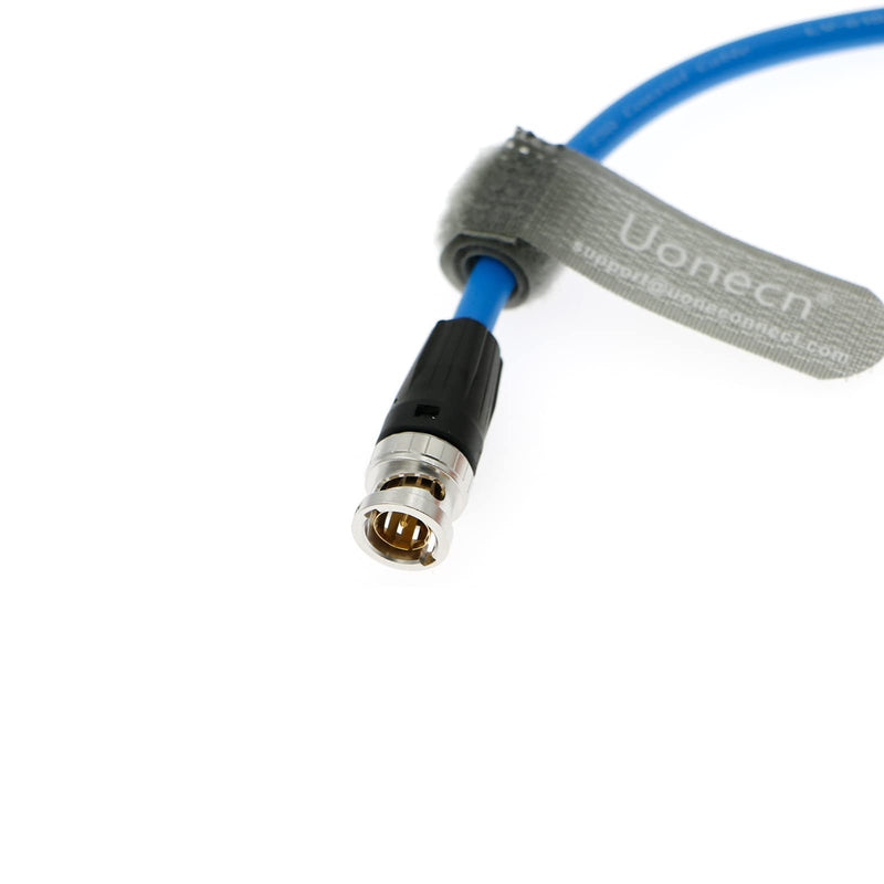 [Australia - AusPower] - Uonecn 12G 75 Ohm HD-SDI Video Coaxial Cable BNC Male to Male for 4K Video Camera 39'' Blue 
