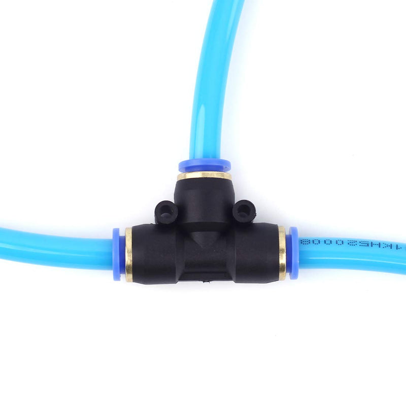 [Australia - AusPower] - SNS SPE-1/2 1/2" Tube OD Union Tee Type Plastic Push to Quick Connect Tube Fitting(10 PCS) 