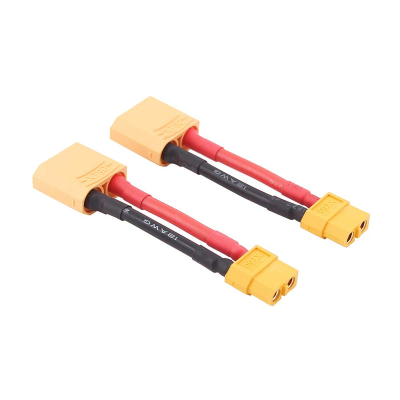 [Australia - AusPower] - OliRC 3pcs XT90 Male to XT60 Female RC Connector Converter Adapter with 12awg 5cm Wire(C86-3) 