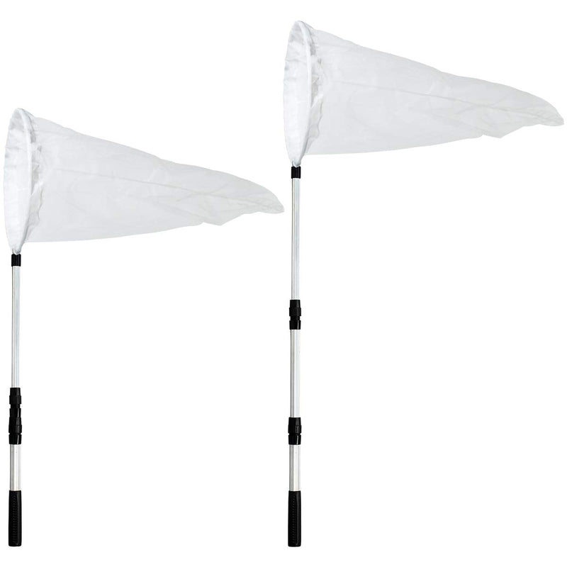 [Australia - AusPower] - RESTCLOUD Large Insect and Butterfly Net Bug Catching Net Bird Net with 14" Ring, 32" Net Depth, Handle Extends to 36 Inches (14" Ring, 36" Handle) 14" Ring, 36" Handle 