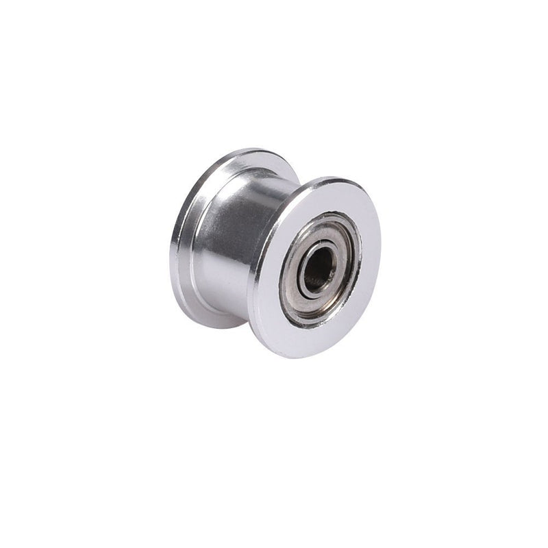 [Australia - AusPower] - WINSINN GT2 Idler Pulley 16 Toothless 3mm Bore 6mm Width Timing Pulley Wheel Aluminum for 3D Printer (Pack of 5Pcs) 6mm Belt 3mm Bore 16T Toothless 