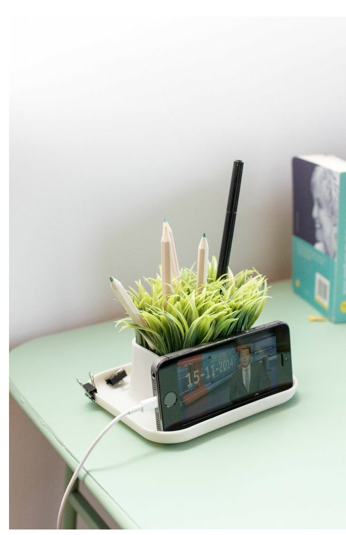 [Australia - AusPower] - Kikkerland Potted Pen Phone Stand (SC25) 