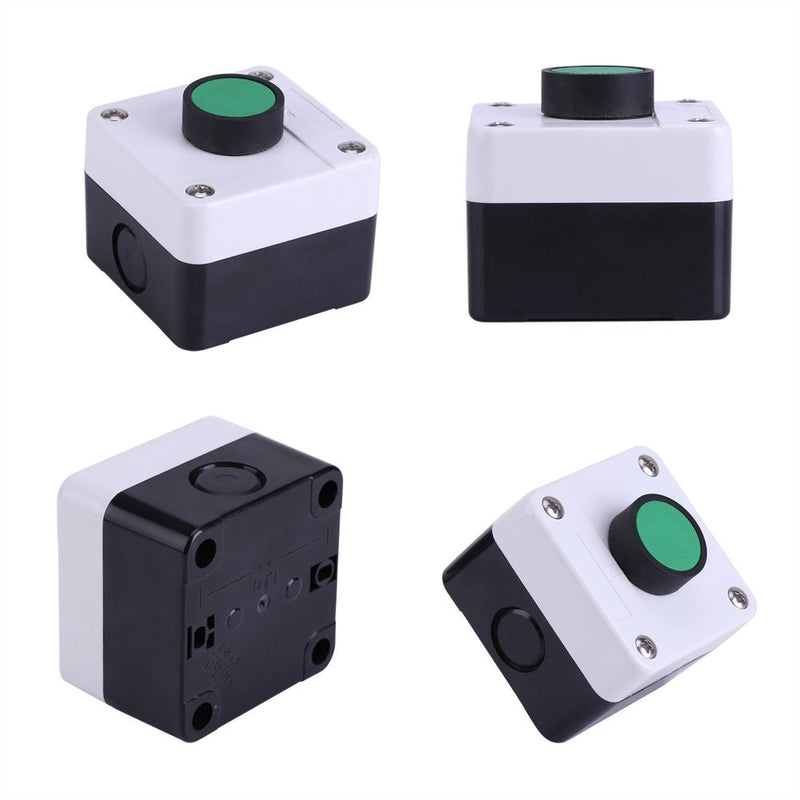 [Australia - AusPower] - ABS Weatherproof Push Button Switch Station Box One Button Control for Gate Opener 