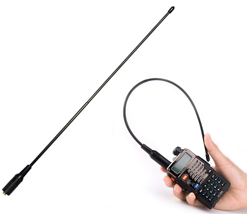 [Australia - AusPower] - Mengshen Gain Antenna Dual Band SMA-Female 144/430MHZ for Most Two Way Radio Include Baofeng UV-5R UV-82 BF-888S Walkie Talkie, UV-5R_T2 