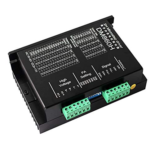 [Australia - AusPower] - CNC DSP Digital Microstep driver DM860H Stepper Motor Controller 2-phase Digital Stepper Motor Driver for Nema 23 Nema 34 series stepper motor, Replace DMA860H 