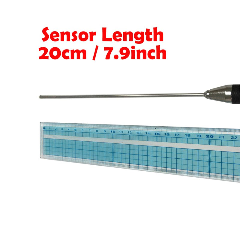 [Australia - AusPower] - TECPEL TPK-03 Thermocouple Probe 20cm Length Sensor with 10cm Handle, Type K, -50~800°C (-58~1,472°F) 
